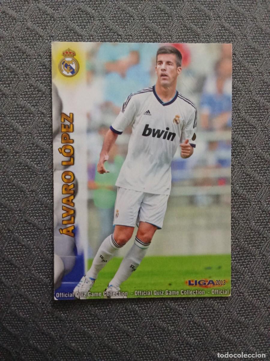 Cromos de Futebol: 1099 &Aacute;lvaro L&oacute;pez real Madrid quiz game collection 2013