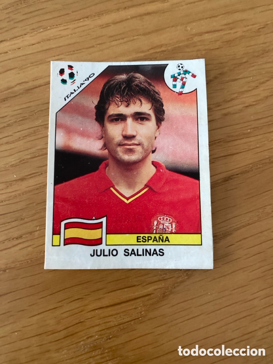 Fu&szlig;ball-Sticker: Cromo panini mundial Italia 90 n&uacute;mero 361 Salinas - Stickers album world cup Italy 1990