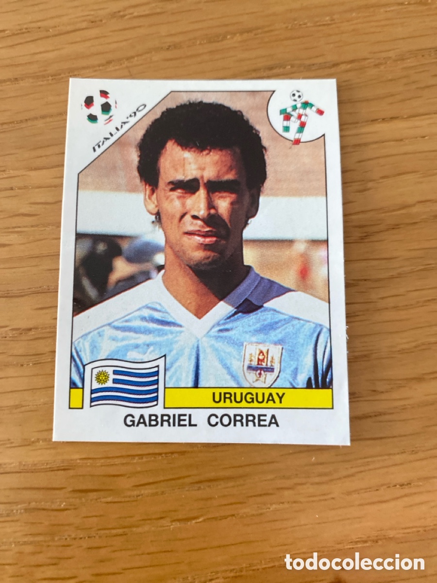 Figurine di Calcio: Cromo panini mundial Italia 90 n&uacute;mero 374 Correa - Stickers album world cup Italy 1990