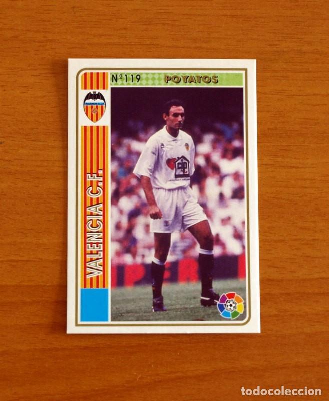 Fu&szlig;ball-Sticker: Valencia -N&ordm; 119 Poyatos -Mundicromo Las Fichas de la Liga 1994-1995-94-95