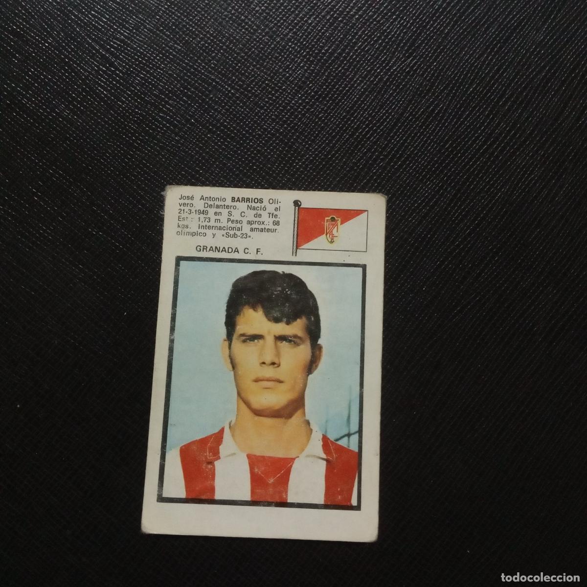 Fu&szlig;ball-Sticker: BARRIOS GRANADA FHER 1971 1972 FUTBOL 71 72 - DESPEGADO - A90 PG478