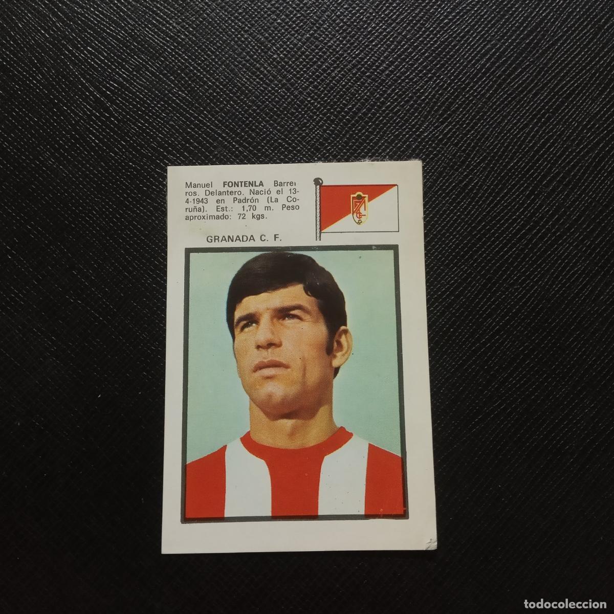Fu&szlig;ball-Sticker: FONTELA GRANADA FHER 1971 1972 FUTBOL 71 72 - DESPEGADO - A90 PG478 LEER RESTILLO PEGAMENTO