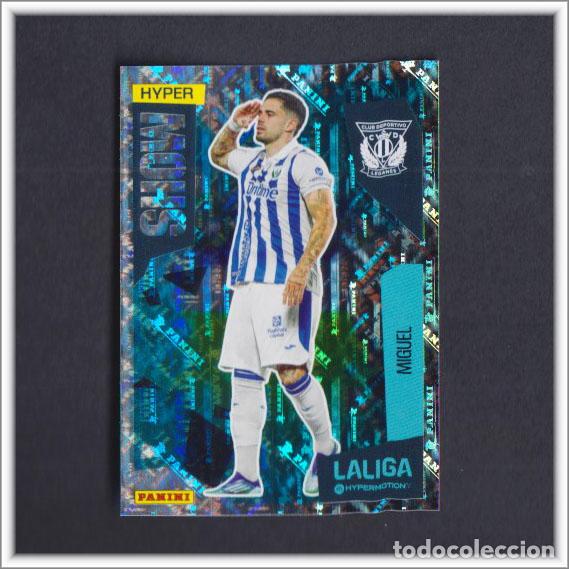 Cromos de f&uacute;tbol: LIGA ESTE HYPERMOTION 2025 2026 25 26 PANINI MIGUEL 430 SHOW ALBUM COLECCI&Oacute;N LEGANES 2&ordf; DIVISI&Oacute;N