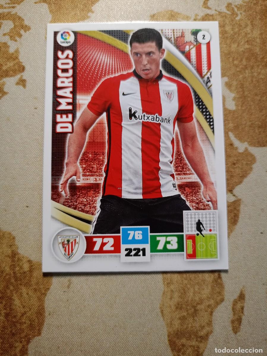 Fu&szlig;ball-Sticker: Athletic 2 DE MARCOS Adrenalyn 2015-16