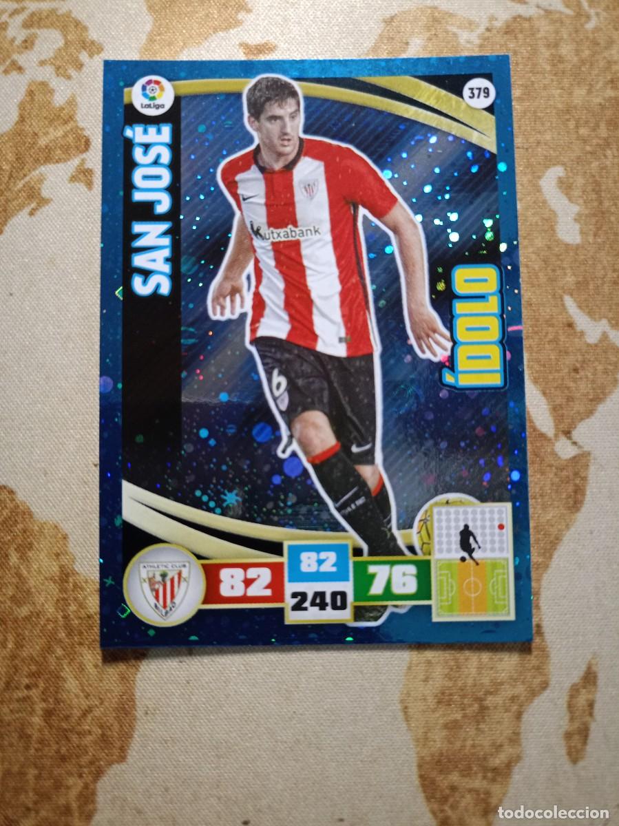 Fu&szlig;ball-Sticker: &Iacute;dolo 379 SAN JOS&Eacute; Adrenalyn 2015-16
