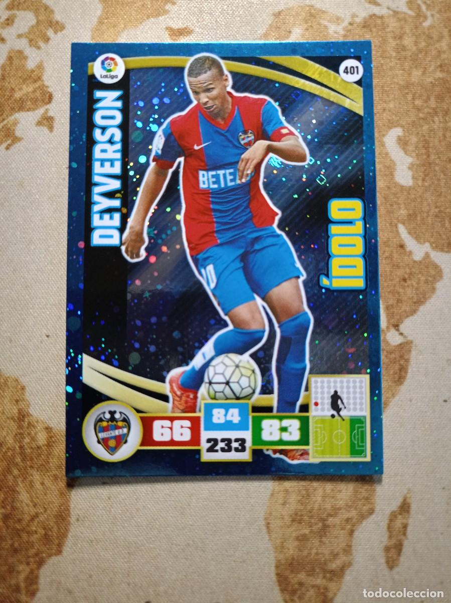 Cromos de f&uacute;tbol: &Iacute;dolo 401 DEYVERSON Adrenalyn 2015-16