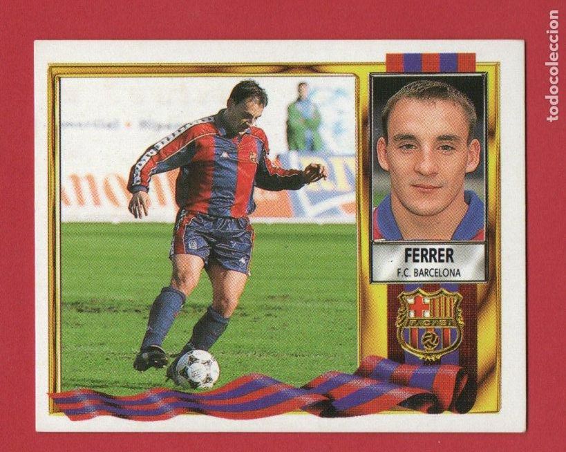 Fu&szlig;ball-Sticker: ESTE 95 96 FERRER DEL FC BARCELONA NUEVO SIN PEGAR ESTE 1995 1996