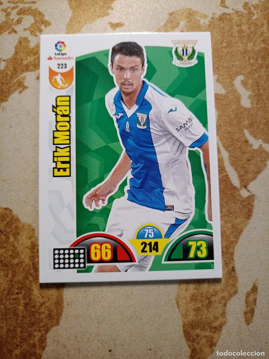 Football Stickers: Legan&eacute;s 223 ERIK MOR&Aacute;N Adrenalyn 2017-18
