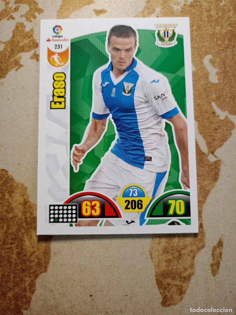 Cromos de F&uacute;tbol: Legan&eacute;s 231 ERASO Adrenalyn 2017-18
