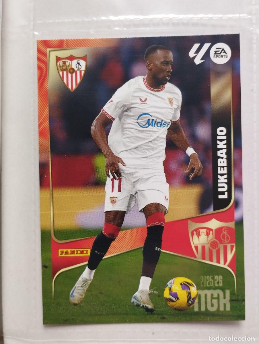 Figurine di Calcio: CROMO CARD MGK MEGACRACKS 25 26 PANINI 2025 2026 SEVILLA 340 LUKEBAKIO