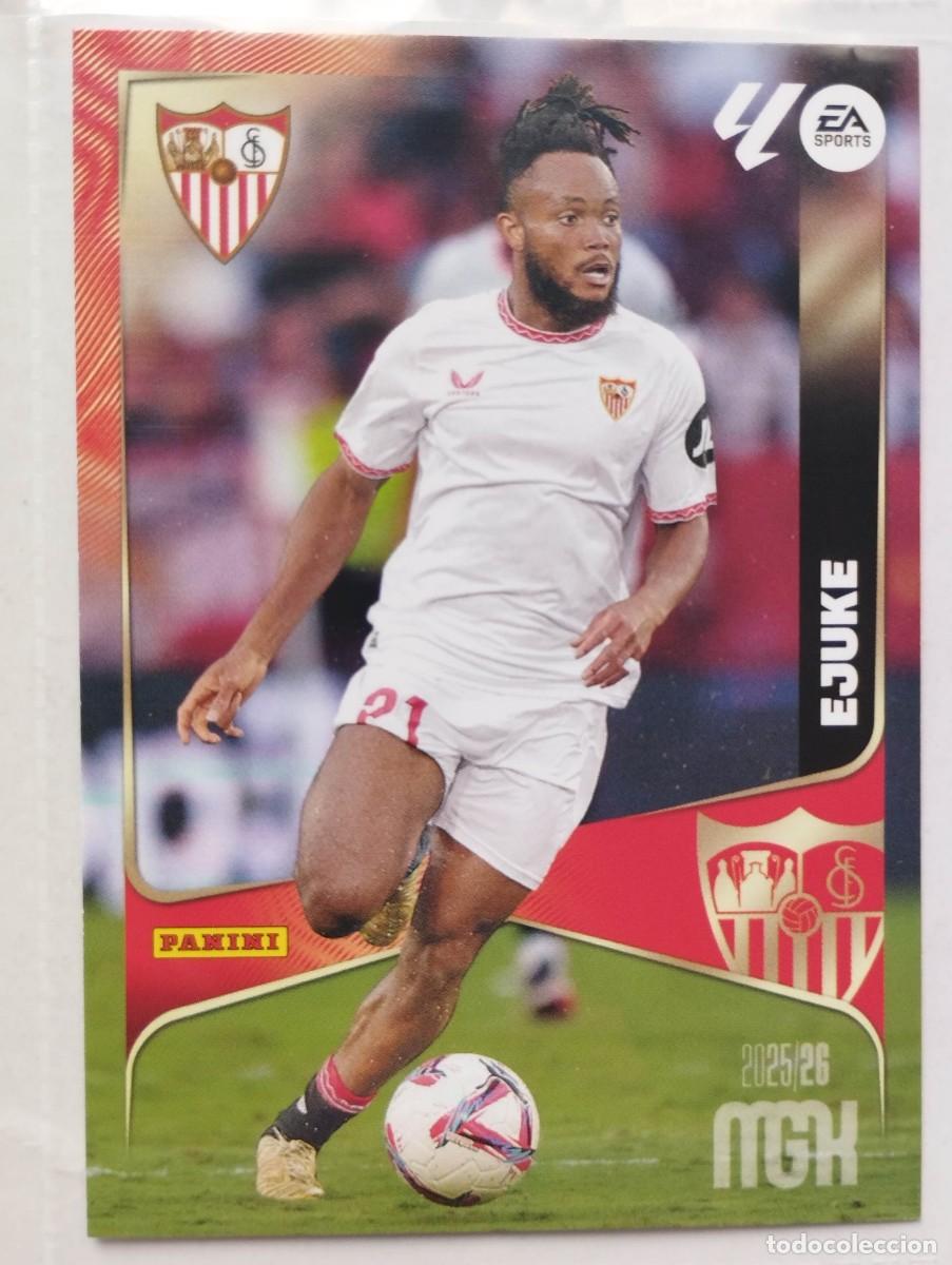Fu&szlig;ball-Sticker: CROMO CARD MGK MEGACRACKS 25 26 PANINI 2025 2026 SEVILLA 339 EJUKE