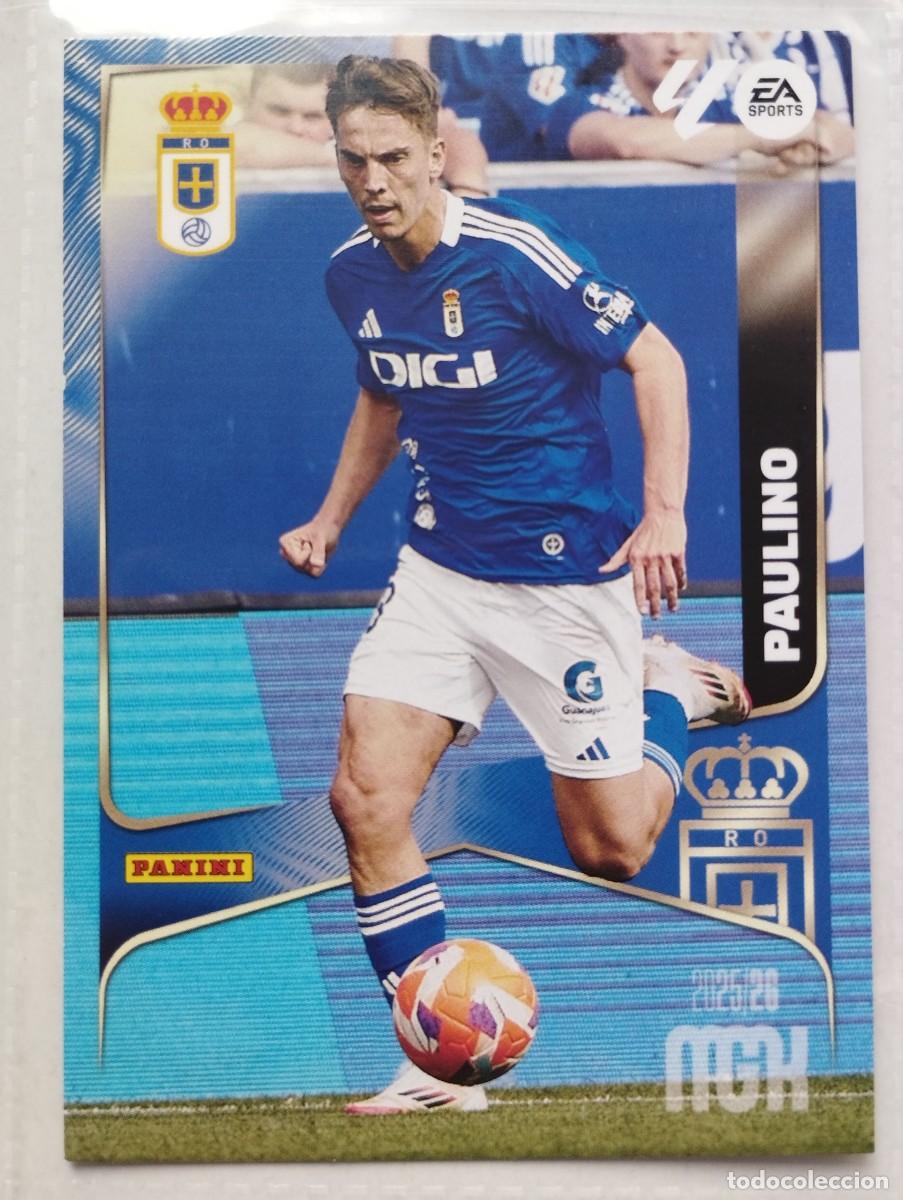 Fu&szlig;ball-Sticker: CROMO CARD MGK MEGACRACKS 25 26 PANINI 2025 2026 OVIEDO 284 PAULINO