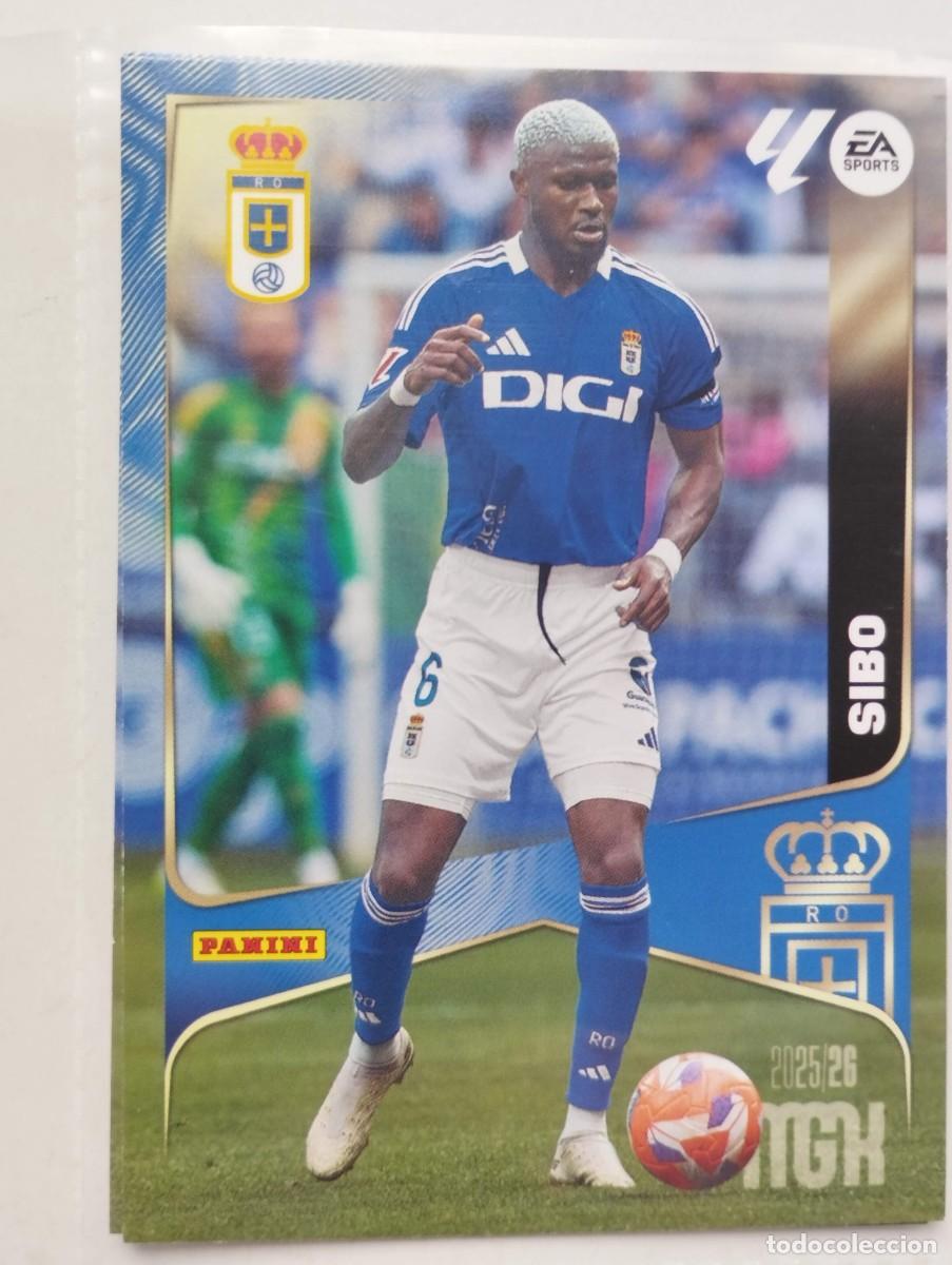 Cromos de F&uacute;tbol: CROMO CARD MGK MEGACRACKS 25 26 PANINI 2025 2026 OVIEDO 281 SIBO