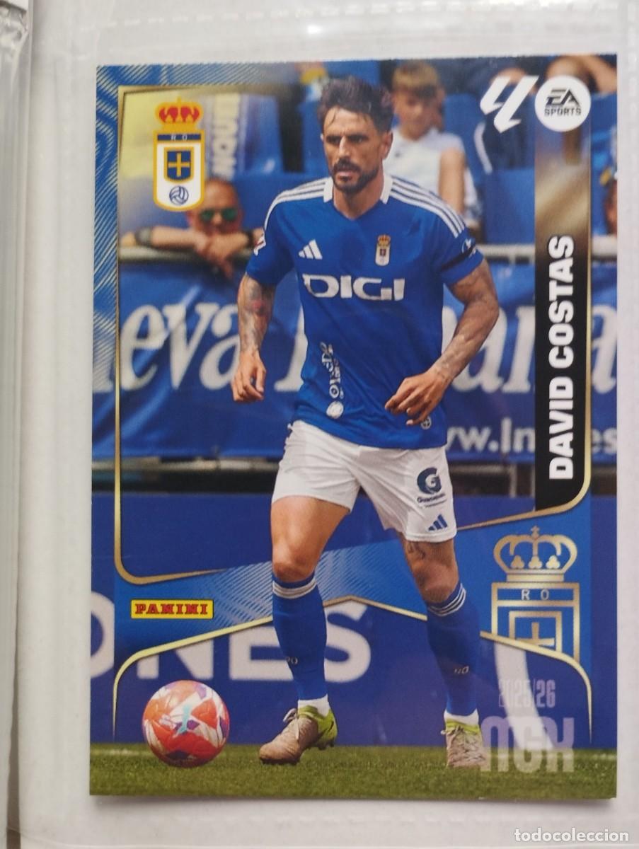 Figurine di Calcio: CROMO CARD MGK MEGACRACKS 25 26 PANINI 2025 2026 OVIEDO 277 DAVID COSTAS