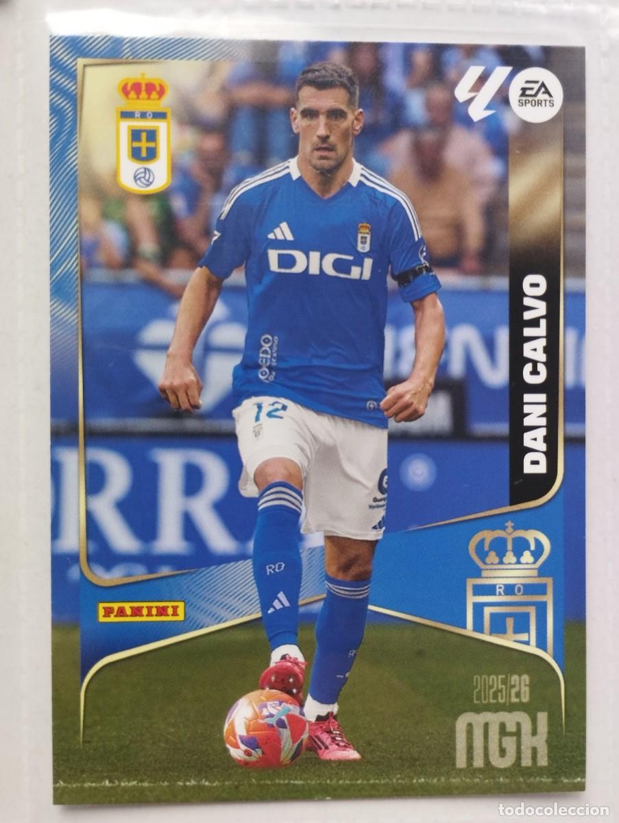 Fu&szlig;ball-Sticker: CROMO CARD MGK MEGACRACKS 25 26 PANINI 2025 2026 OVIEDO 275 DANI CALVO