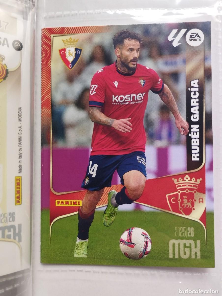 Cromos de F&uacute;tbol: CROMO CARD MGK MEGACRACKS 25 26 PANINI 2025 2026 OSASUNA 265 RUBEN GARCIA