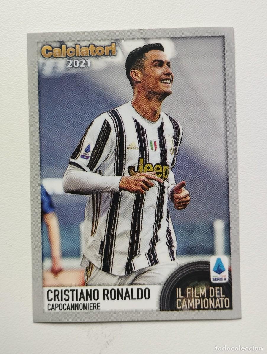 Cromos de F&uacute;tbol: CROMO STICKER 290 CRISTIANO RONALDO JUVENTUS LIGA FUTBOL ITALIA SERIE A CALCIATORI 2020 2021 20 21