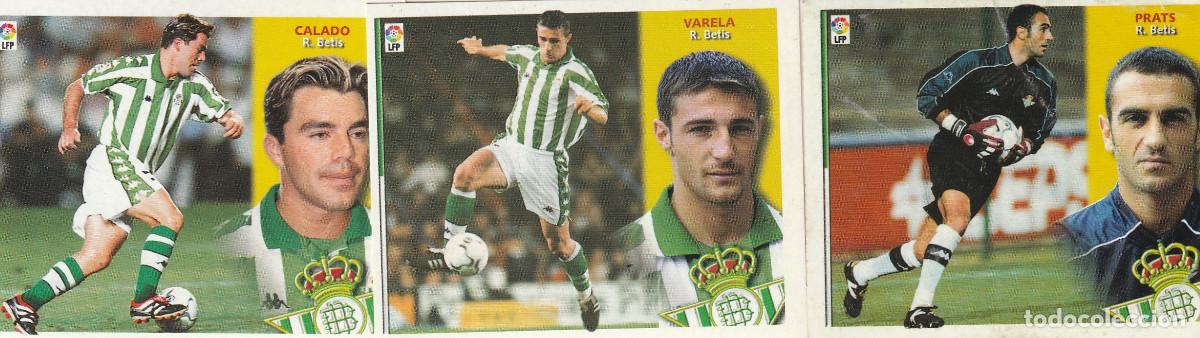 Cromos de F&uacute;tbol: 7596A- 3 CROMO NUEVOS LIGA ESTE 02 03- REAL BETIS