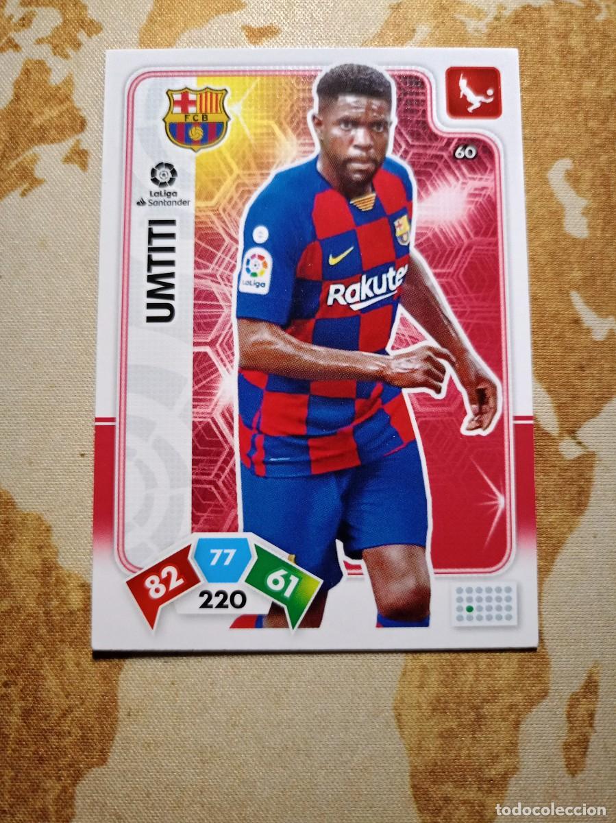 Cromos de f&uacute;tbol: Barcelona 60 UMTITI Adrenalyn 2019-20