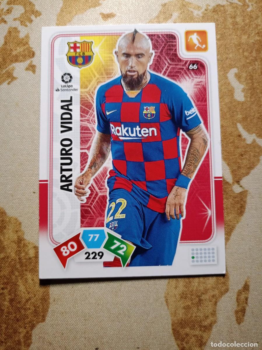 Fu&szlig;ball-Sticker: Barcelona 66 ARTURO VIDAL Adrenalyn 2019-20