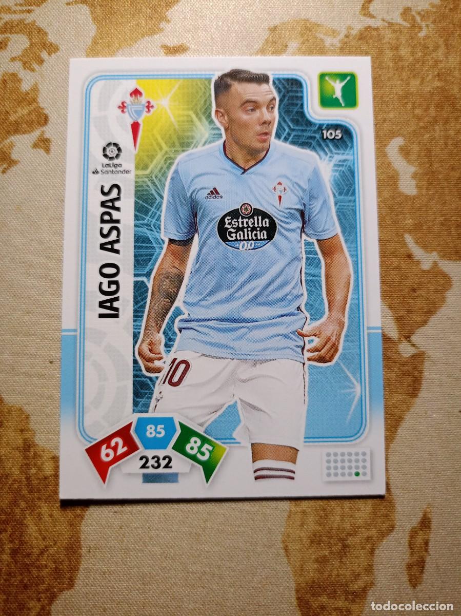 Cromos de f&uacute;tbol: Celta 105 IAGO ASPAS Adrenalyn 2019-20 - Foto 1