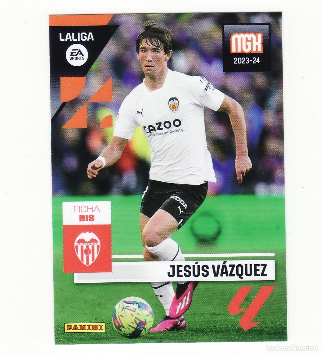 Fu&szlig;ball-Sticker: MEGACRACKS 2023/2024 BIS 352 VAZQUEZ VALENCIA , NUEVO PERFECTO