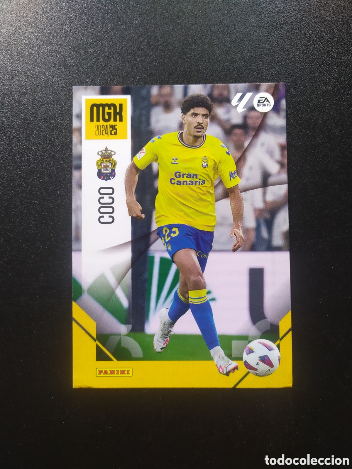 Cromos de f&uacute;tbol: Megacracks 2024 2025 24 25 panini Coco n&deg; 186 Las Palmas