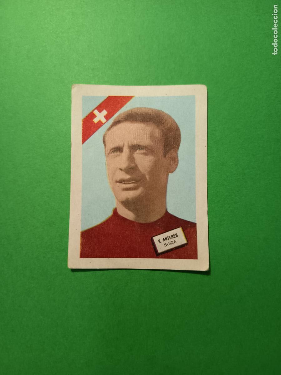 Cromos de F&uacute;tbol: CROMO SIN PEGAR MUNDIAL DE FUTBOL CHILE 1962 SELECCION SUIZA K. ANTENEN
