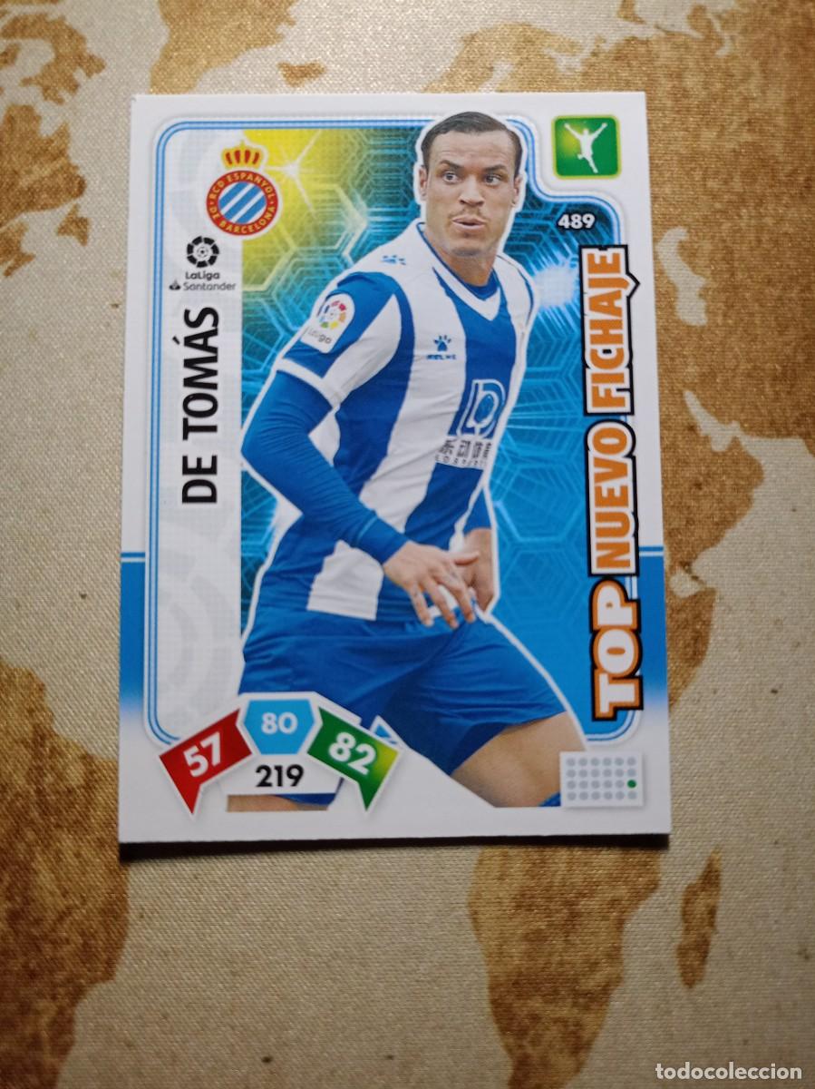 Fu&szlig;ball-Sticker: Nuevo Fichaje 489 DE TOM&Aacute;S Adrenalyn 2019-20