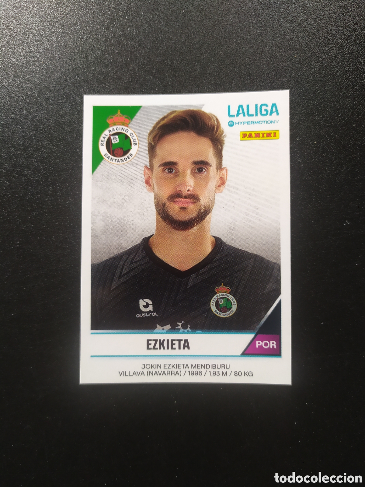 Fu&szlig;ball-Sticker: Liga Hypermotion 2024 2025 24 25 panini Ezkieta n&deg; 346 Racing Santander