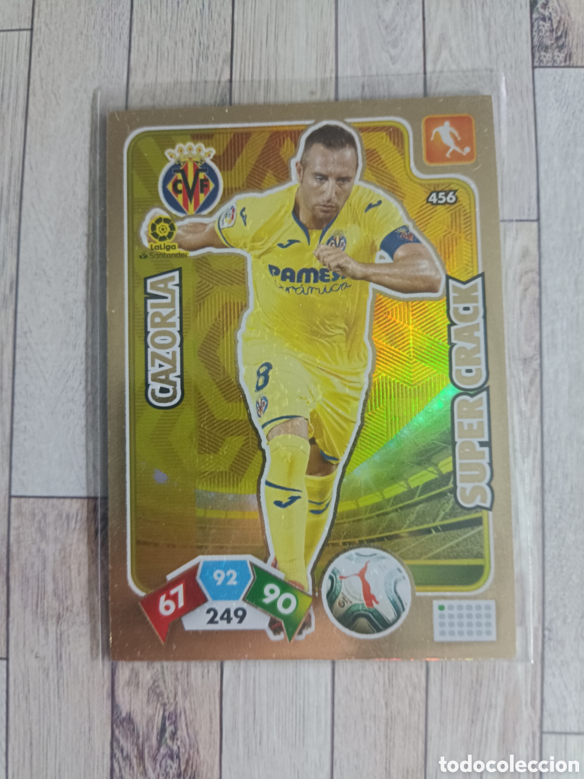 Cromos de F&uacute;tbol: 456 CAZORLA SUPER CRACK VILLARREAL ADRENALYN XL 2019 2020 19 20