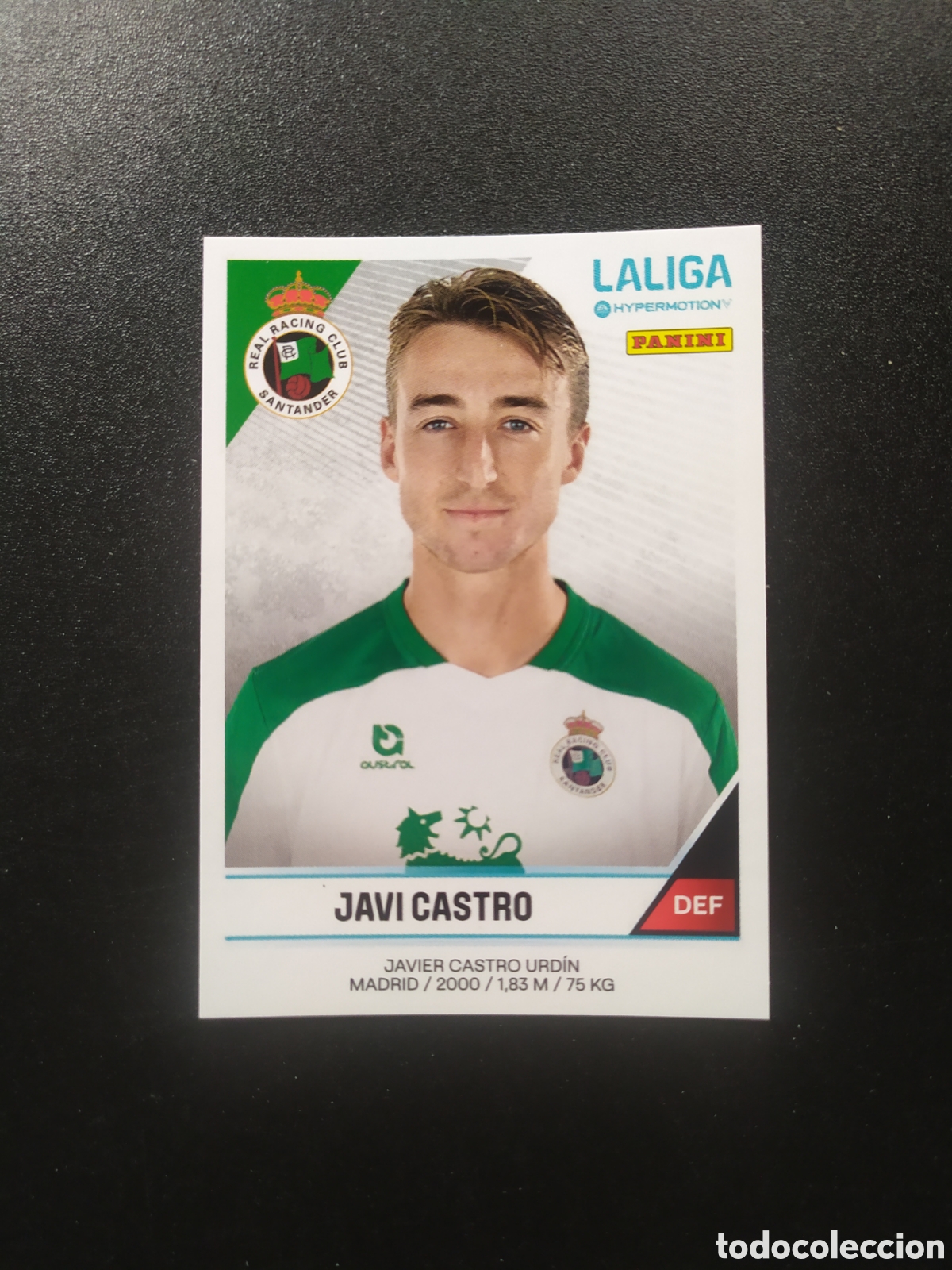 Cromos de Futebol: Liga Hypermotion 2024 2025 24 25 panini Javi Castro n&deg; 351 Racing Santander