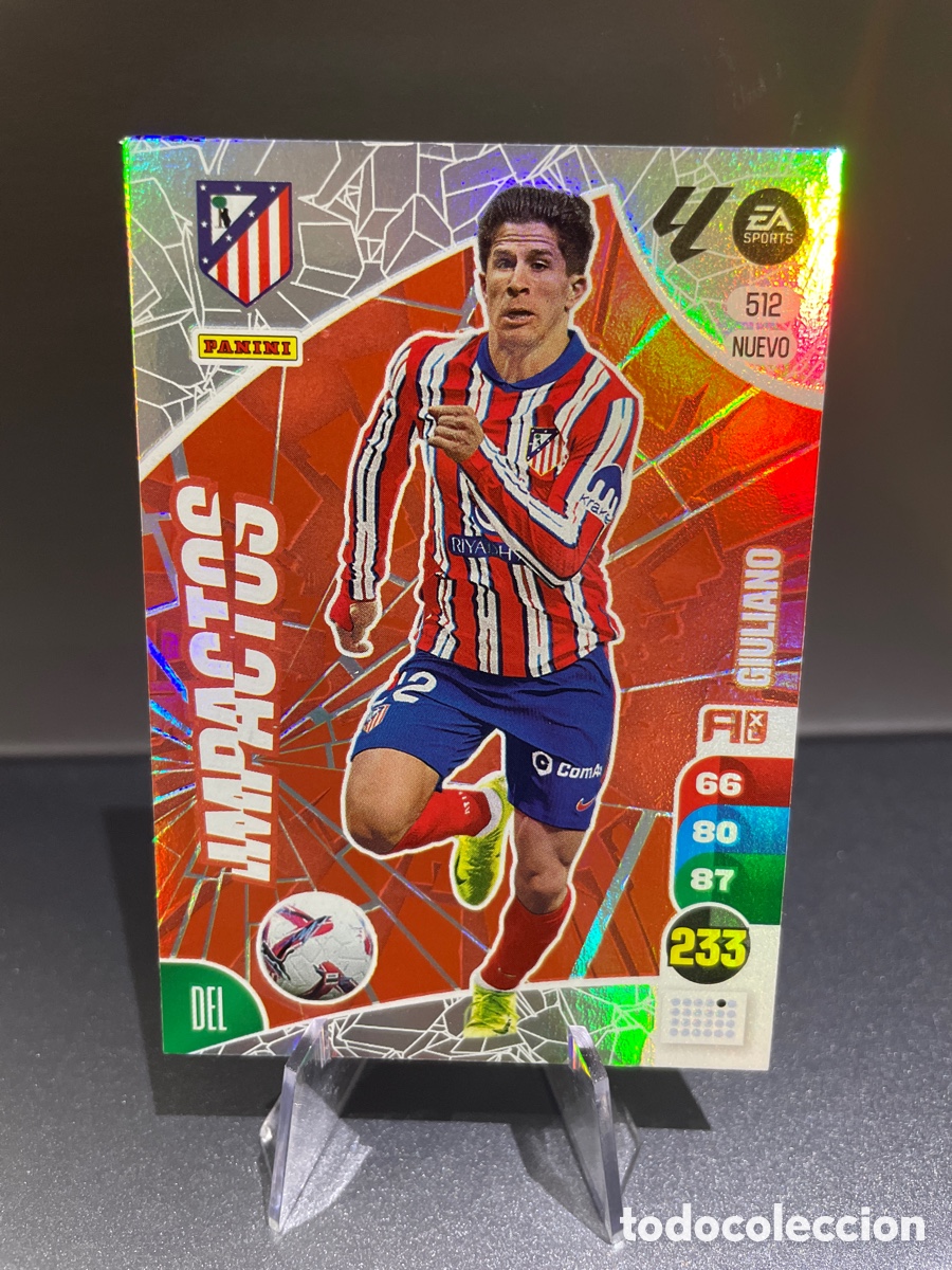 Football Stickers: Giuliano Simeone 512 Nuevo Impactos Panini Adrenalyn XL 2024-25 Atletico de Madrid