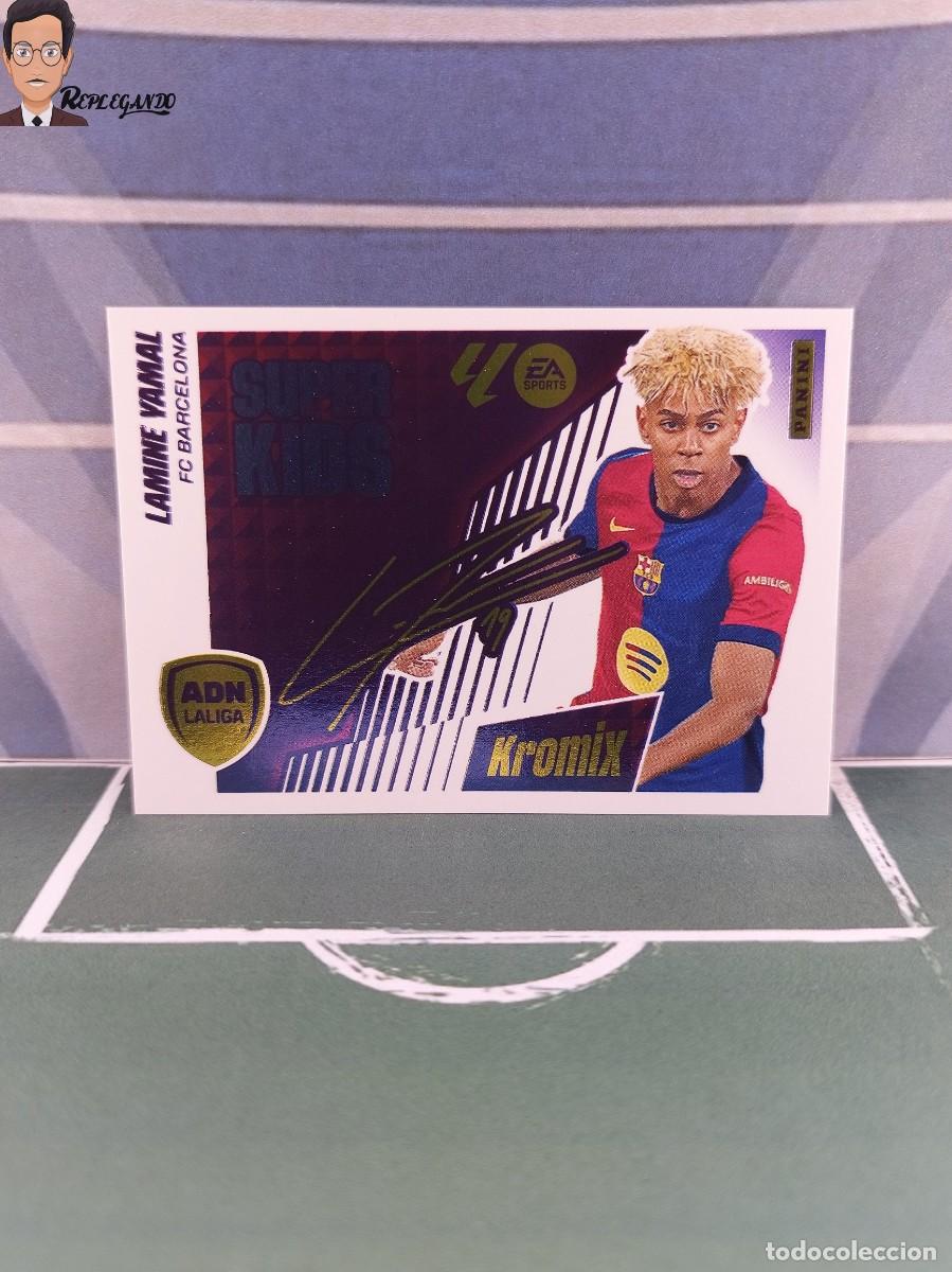 Cromos de F&uacute;tbol: LAMINE YAMAL N&ordm; K14 / SUPER KIDS KROMIX (F.C. BARCELONA) LIGA 2025 2026 CROMO ESTE PANINI 25 26