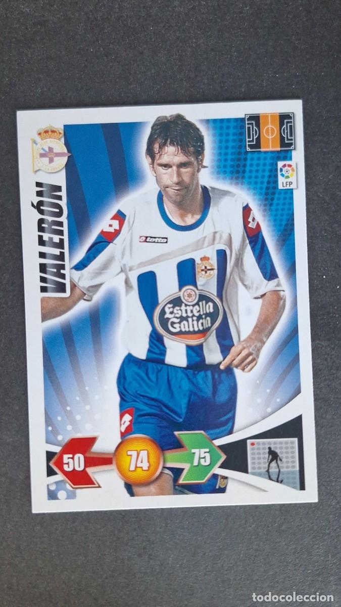 Football Stickers: L3 VALERON DEPORTIVO DE LA CORU&Ntilde;A ADRENALYN XL LIGA 2009 2010 09 10 PANINI