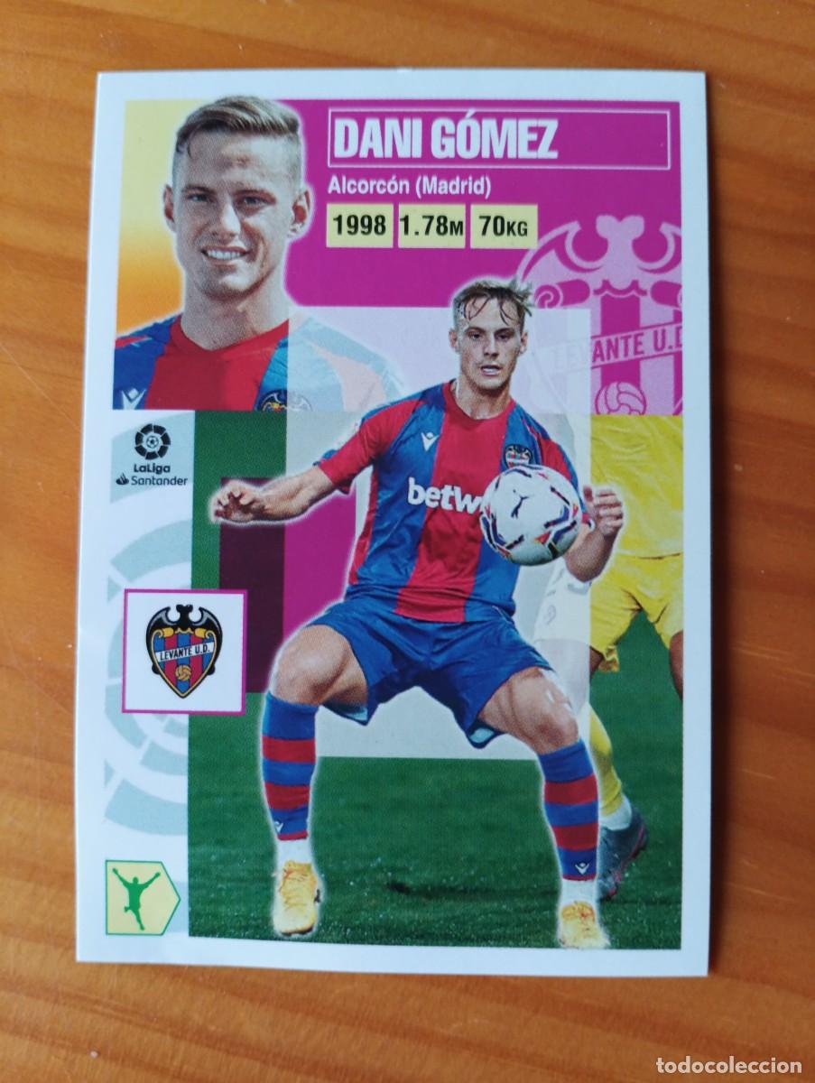 Football Stickers: 18 DANI G&Oacute;MEZ - LEVANTE - EDICIONES ESTE 2020-21 - 20/21