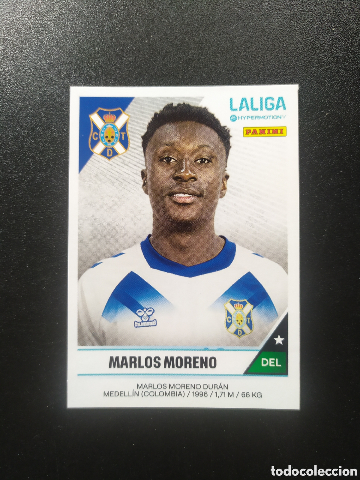 Fu&szlig;ball-Sticker: Liga Hypermotion 2024 2025 24 25 panini Marlos Moreno n&deg; 398B 398 B Tenerife