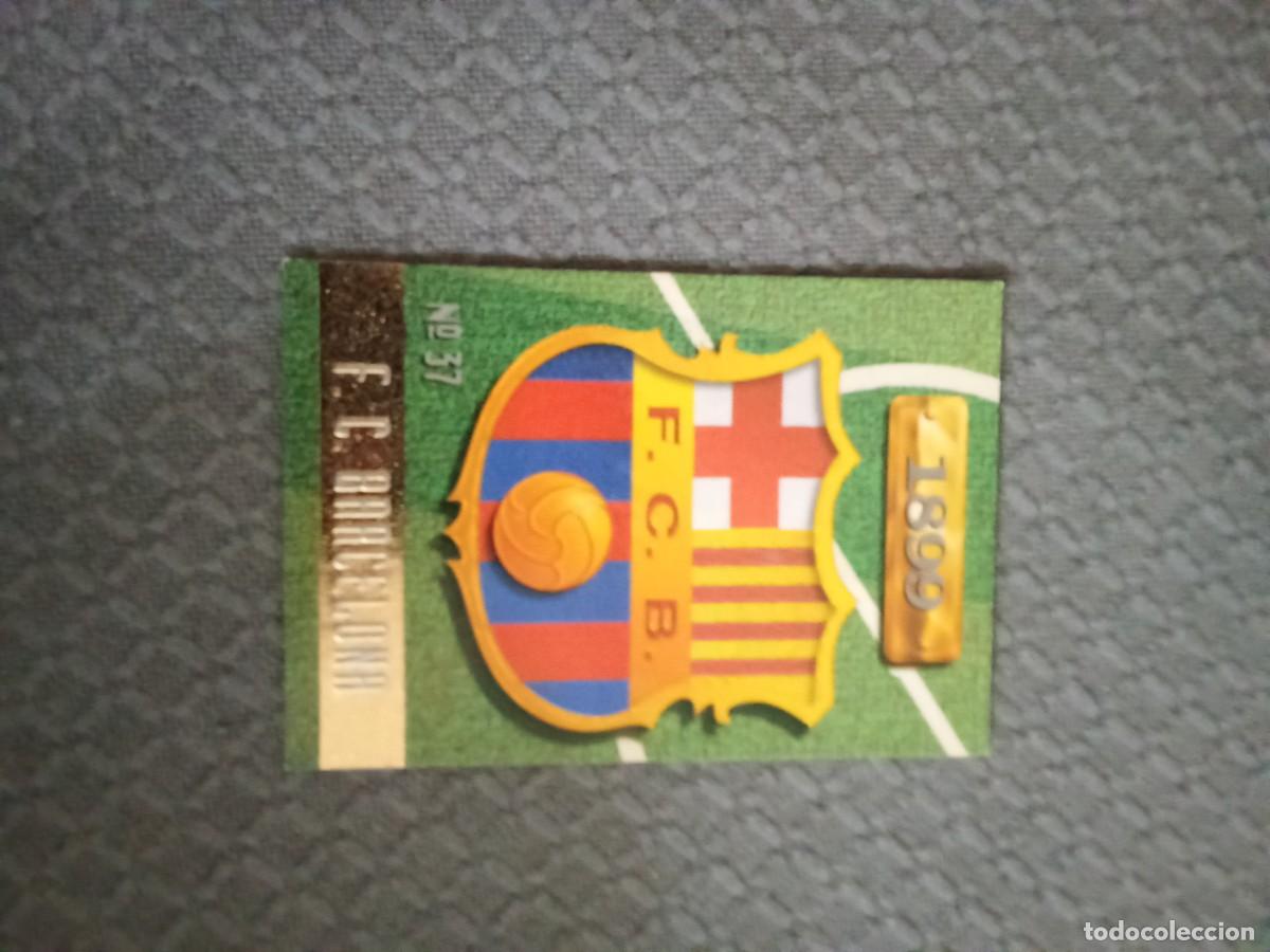 Cartes &agrave; collectionner de Football: 37 escudo FC Barcelona las fichas de la liga 96-97