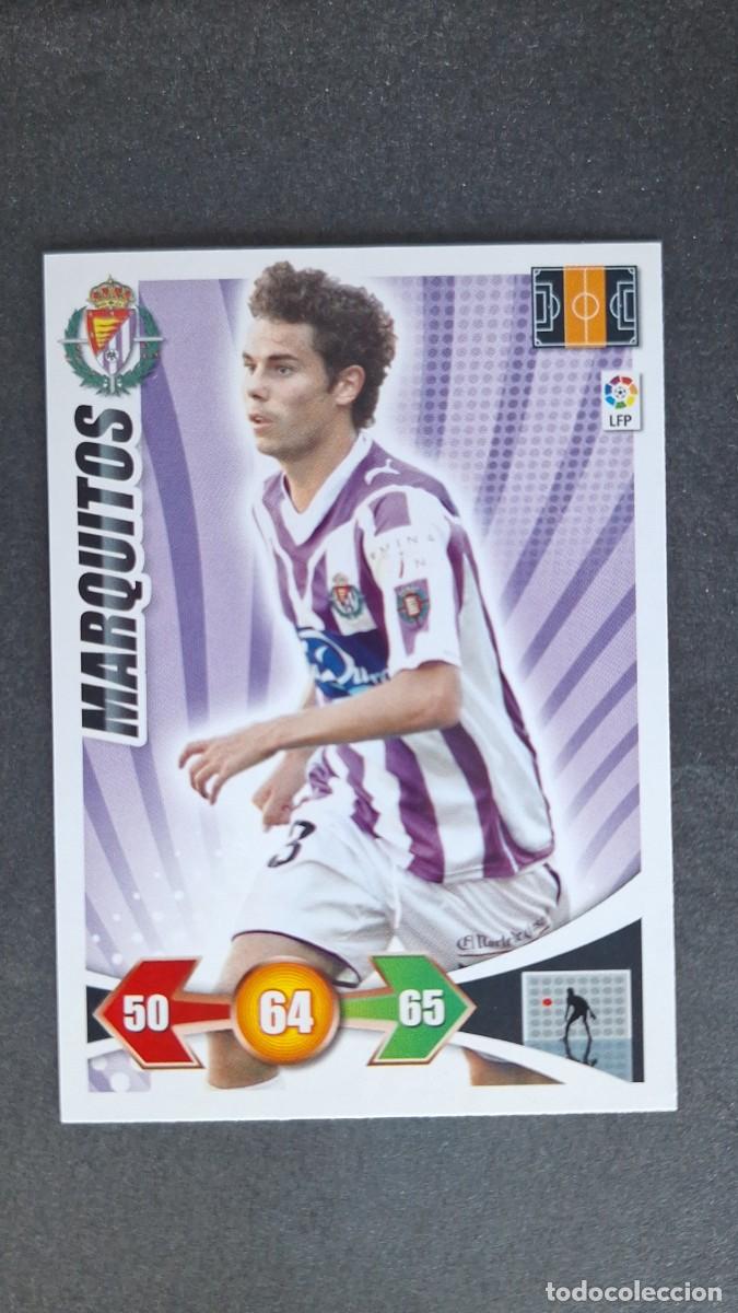 Figurine di Calcio: L3 MARQUITOS REAL VALLADOLID ADRENALYN XL LIGA 2009 2010 09 10 PANINI