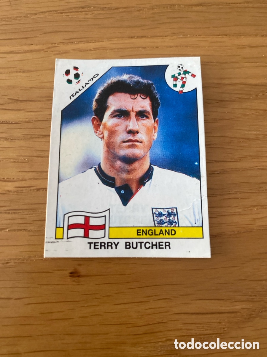 Cromos de F&uacute;tbol: Cromo panini mundial Italia 90 n&uacute;mero 389 Butcher - Stickers album world cup Italy 1990