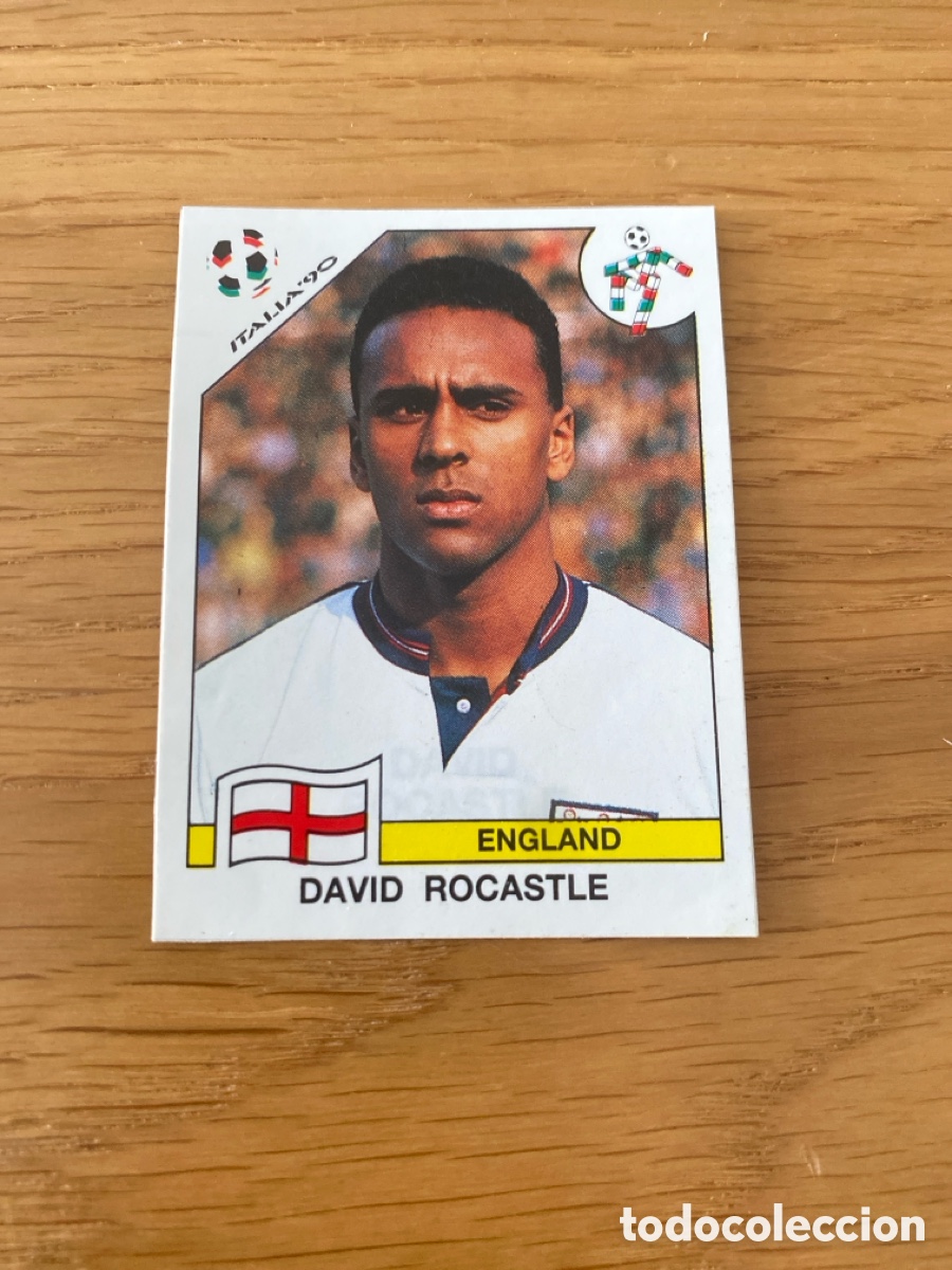 Cromos de f&uacute;tbol: Cromo panini mundial Italia 90 n&uacute;mero 396 Rocastle - Stickers album world cup Italy 1990