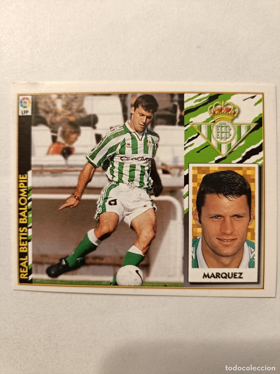Cromos de F&uacute;tbol: MARQUEZ REAL BETIS BALOMPIE LIGA 97/98 ESTE