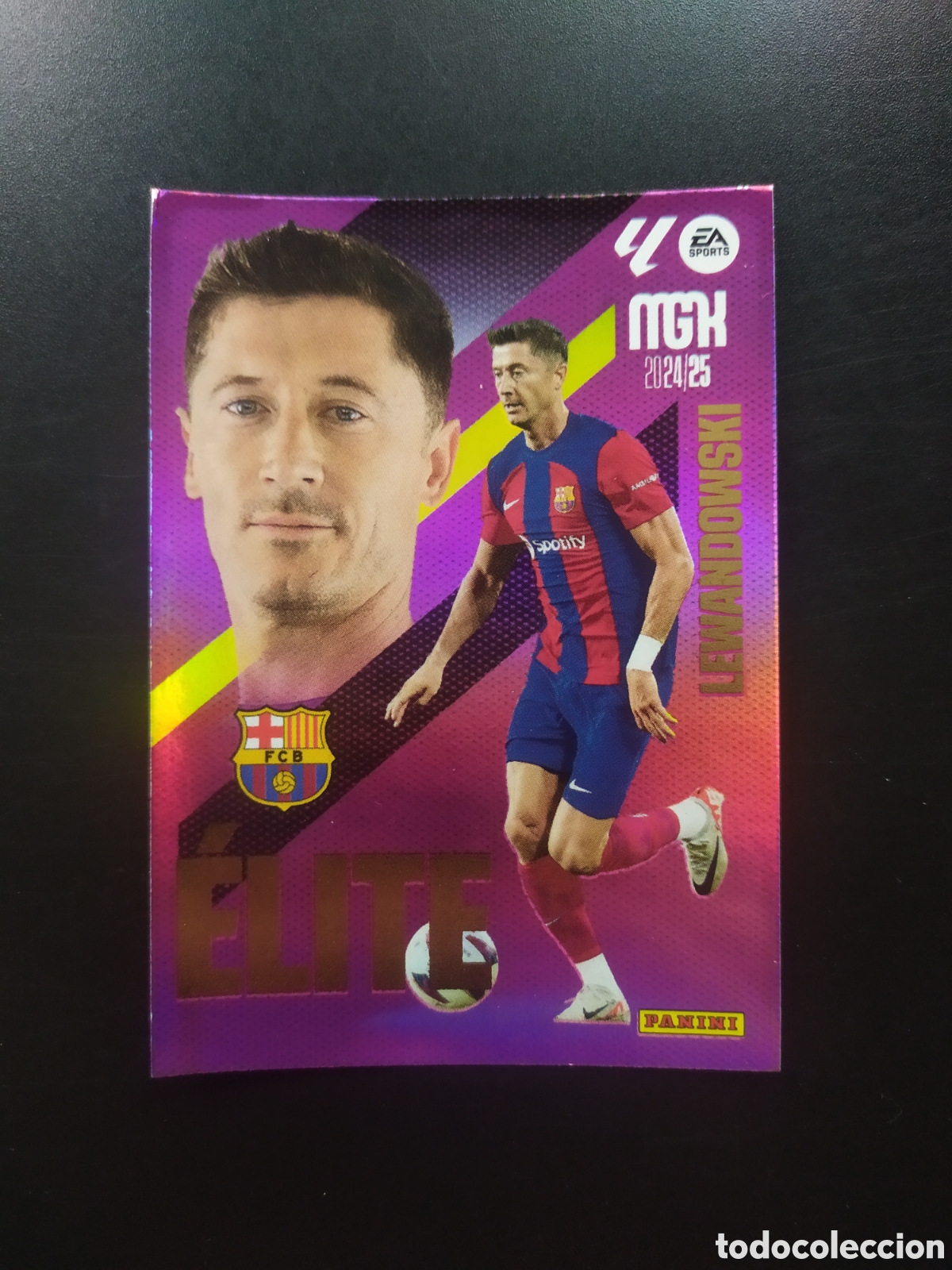 Football Stickers: Megacracks 2024 2025 24 25 panini Lewandowski elite n&deg; 8 Barcelona