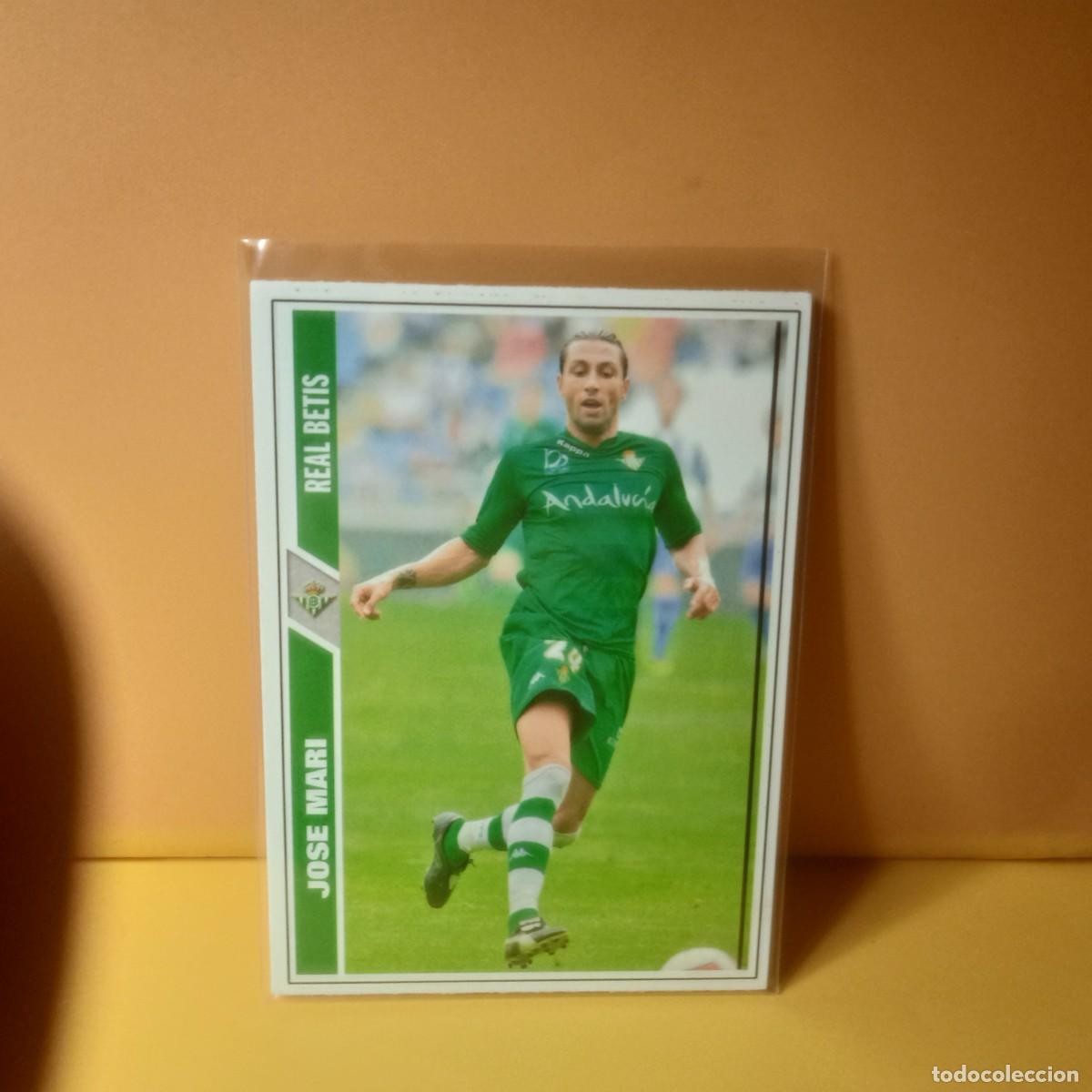 Cromos de F&uacute;tbol: MUNDICROMO 2007 2008 07 08 UH I REAL BETIS JOSE MARI 606
