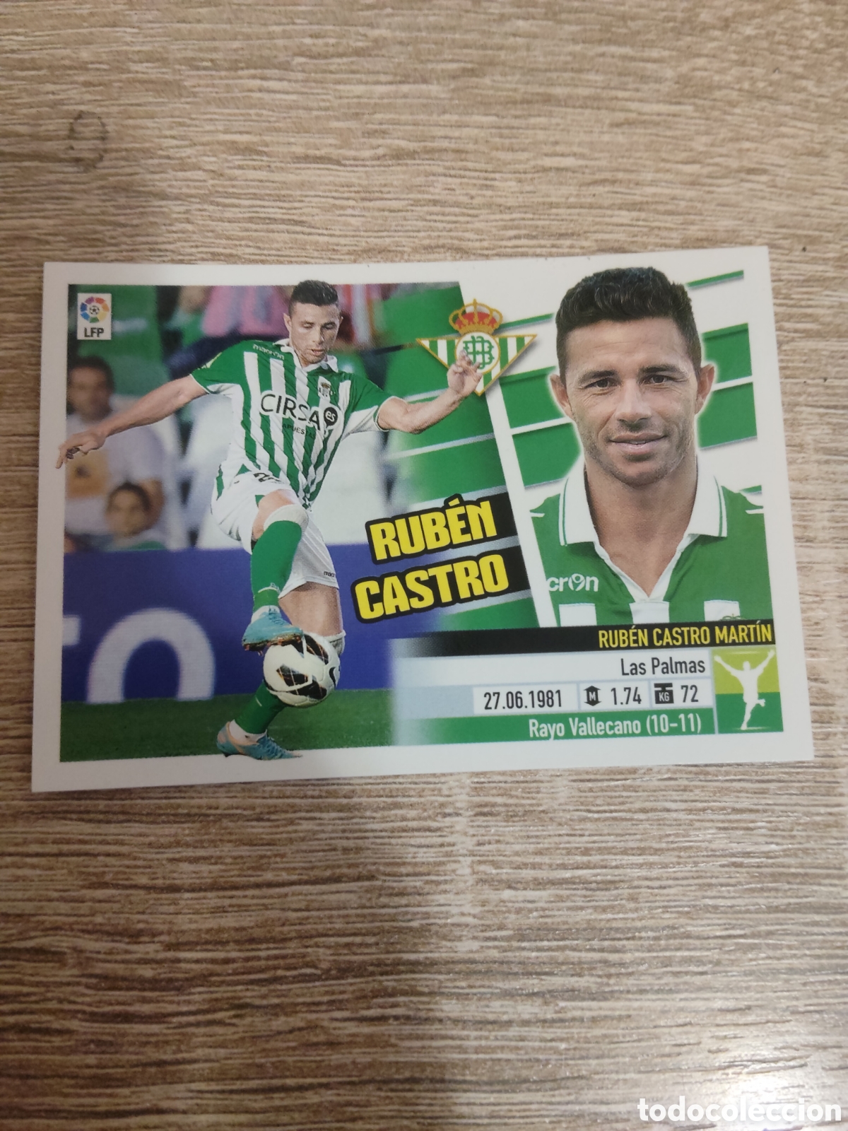 Cromos de F&uacute;tbol: Rub&eacute;n Castro Real Betis liga 2013 2014 13 14 ediciones este