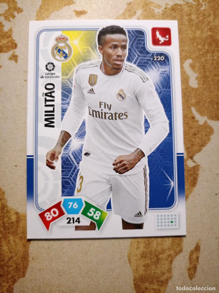 Cromos de F&uacute;tbol: Real Madrid 220 MILITAO Adrenalyn 2019-20