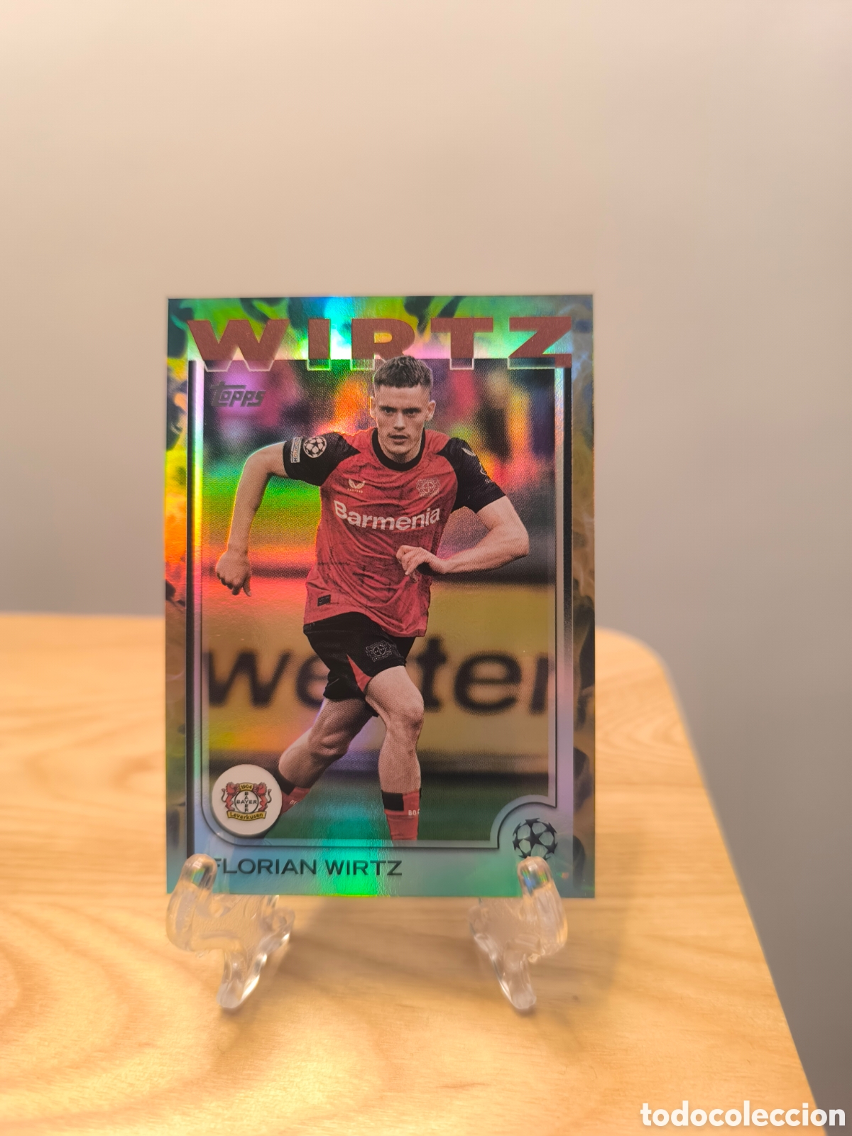 Cromos de f&uacute;tbol: Florian Wirtz numerada /50 Topps