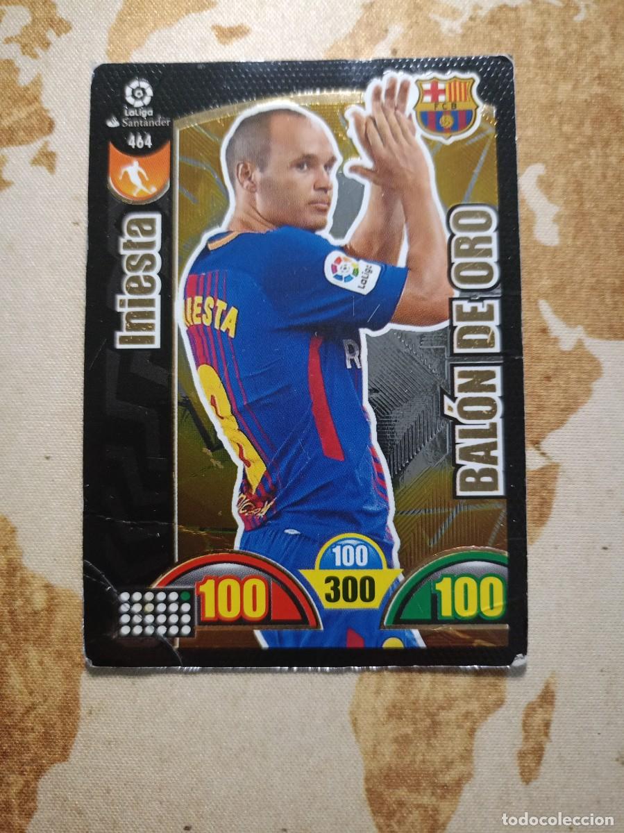 Fu&szlig;ball-Sticker: # Bal&oacute;n de oro 464 INIESTA Adrenalyn 2017-18