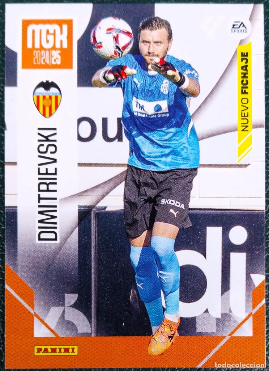 Fu&szlig;ball-Sticker: 462 DIMITRIEVSKI VALENCIA CF NUEVO FICHAJE FICHAS ALBUM MEGACRACKS 2024 2025 MGK 24 25