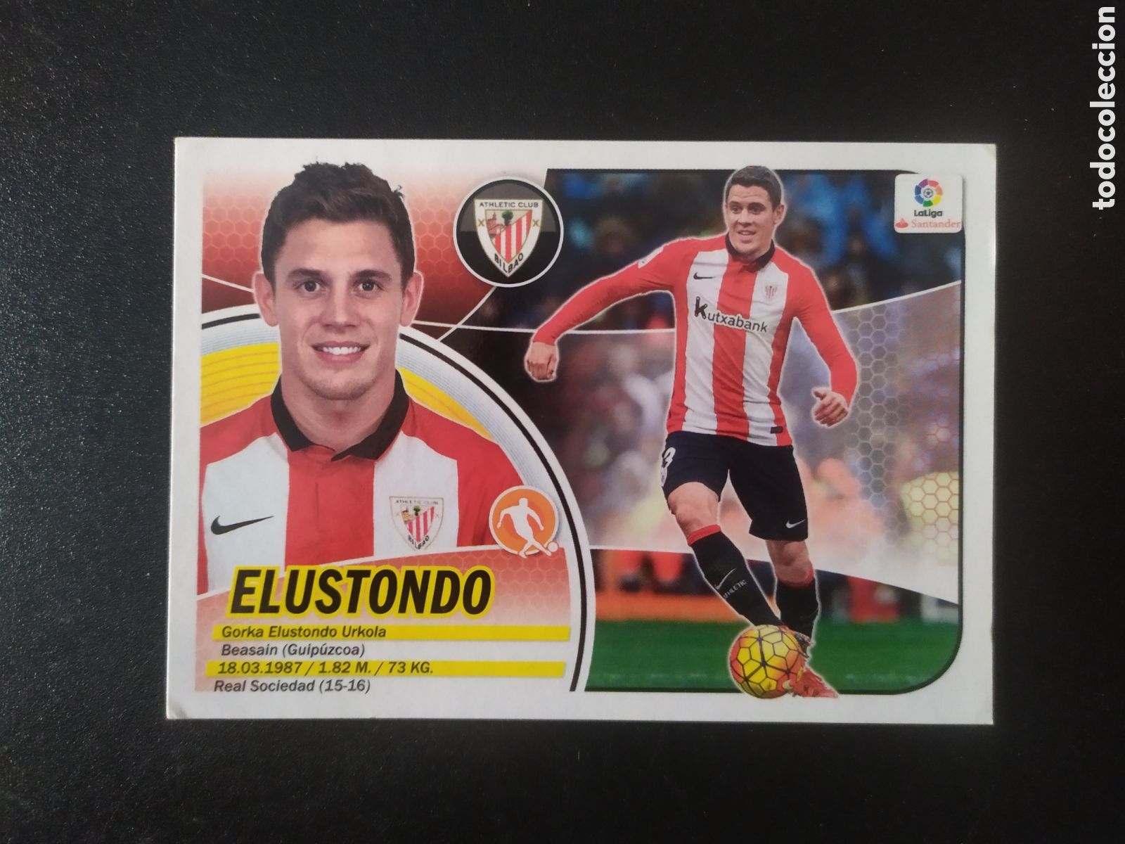 Cromos de f&uacute;tbol: Liga este 2016 2017 16 17 panini Elustondo n&deg; 10 B Athletic Bilbao